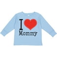 thumbnail image 3 of Inktastic I Love Mommy Heart Boys or Girls Long Sleeve Toddler T-Shirt, 3 of 5