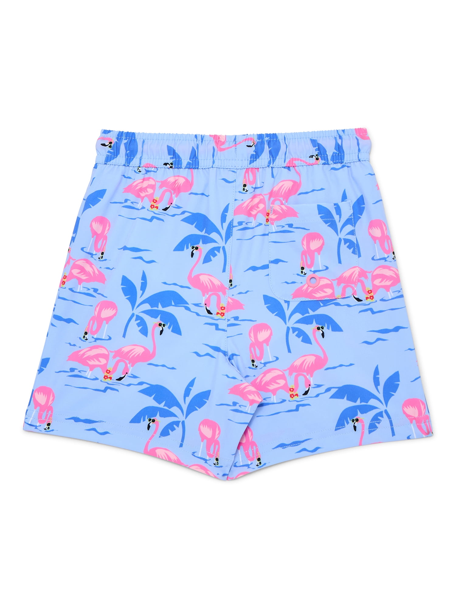 Wonder Nation Baby and Toddler Boys Quick Dry Swim Trunks with UPF 50, Sizes 12M-5T