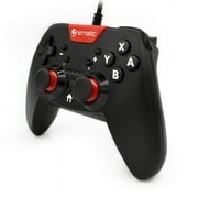 Ematic Nintendo Switch Wired Controller ، أسود + أحمر - NSWC012W