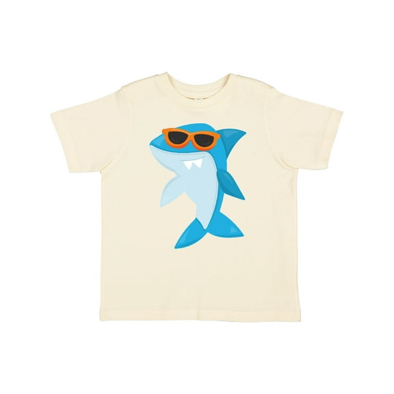 Inktastic Cute Shark, Cool Shark, Shark with Sunglasses Boys or Girls Toddler T-Shirt