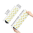 thumbnail image 2 of Goofa Yellow Rubber Duck Pattern Non Slip Socks with Grips for Elderly, Crew Socks Yoga Hospital Socks Cushioned Sole Gripper Socks for Men Women, 2 of 5