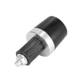 thumbnail image 6 of 2pcs Silver Tone Universal 18mm Motorcycle Handlebar End Caps Plug CNC Aluminum Alloy, 6 of 7
