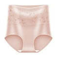 thumbnail image 3 of Bovxnpu Womens Underwear Plus Size Panties, Women's High Waisted Cotton Brief Underwear, Lace Abdomen Mid-rise Waist And Hip Lift Breathable Underwear Briefs L, 3 of 4