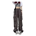 thumbnail image 1 of Moda Pantalones Dama Trabajo Pierna Ancha Para Mujer Casual, 1 of 8