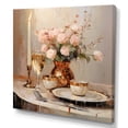 thumbnail image 2 of Designart "Pink Culinary Essence Blossoms in the Kitchen" Country Charm Wall Art - Traditional Pink Kitchen Hallway Wall Art Decor, 2 of 6