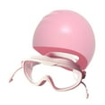 thumbnail image 4 of QccHieUs Swim Goggles And Cap with Ear Plugs for Adults, Adjustable Eyewear for Pool And Pink, 4 of 9