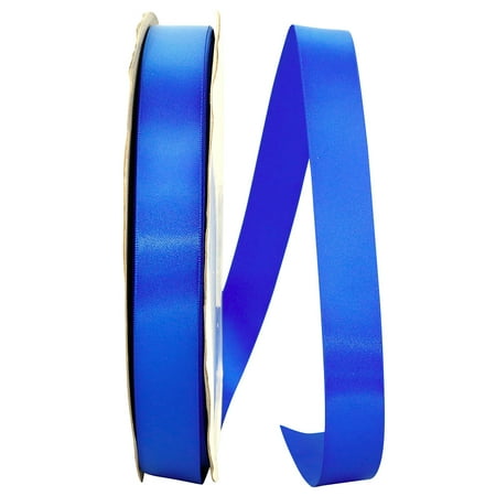UPC: 0604947226228 | JAM Paper Satin Double Face Electric Blue Polyester Ribbon  3600  x 0.87