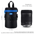 thumbnail image 2 of Funda para lentes JJC Deluxe para lentes Canon/Nikon/Sony/Fujifilm, 2 of 5