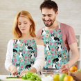 thumbnail image 3 of Corgi Dog and Flowers Apron-Garden Aprons for Women with Pockets-Cotton Linen Waterproof Kitchen Cooking Gardening Aprons Adjustable for Kitchen,Cooking,BBQ and Salon 33x27 Inch, 3 of 7