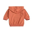 thumbnail image 2 of MesaSe Bébé Filles Hoodies Robe Tenues Solide à Manches Longues Poche Longue Longueur Robe Droite Violet 1-2 Ans, 2 of 6