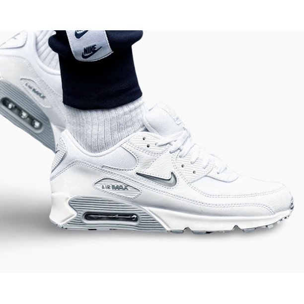 New NIKE Air Max 90 Men's classic Athletic Sneakers shoes white jewel all sizes