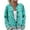 Cyan, variant on Women's Sweater Cute Fun Printing Sweater Fall And Winter Long Sleeve Knitted Sweater for Fall Winter Floral Motifs,Blue,L