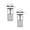 A002- Style B, variant on Pop Up Drain for Bathroom Sink, Bathroom Sink Drain Strainer, Pop Up Sink Drain Stopper, Stainless Steel Drain Strainer, 2 Pack 3.5X2.5X3 in Press-Type Bathroom Sink Plug with