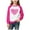 Rose Chaud, variante sur Tauxra Chandail à Manches Longues Imprimé pour Adultes, chandail à Capuche à Manches Raglan avec Design Décontracté de Mode Urbaine, Tissu Doux en Mélange de Polyester et Spandex pour Toujours