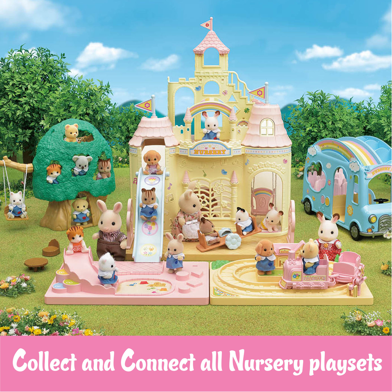 Calico Critters Baby Choo Choo Train, Dollhouse Playset with Figure - image 4 of 5