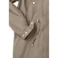 thumbnail image 5 of Woman Within Plus Size Taslon Anorak Jacket With Removable Fleece Lining, 5 of 6