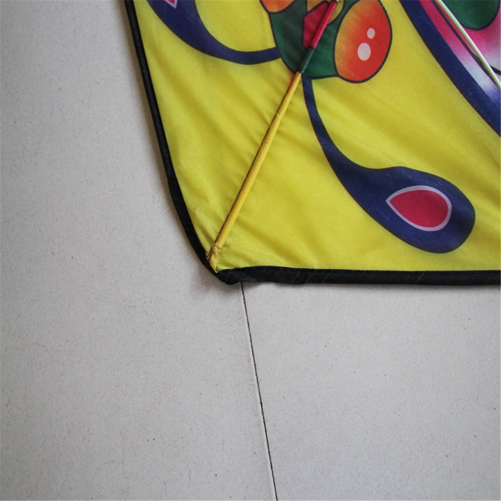 Nylon Rainbow Butterfly Kite Outdoor Foldable Children's Kite Stunt 90*55cm #WE9 