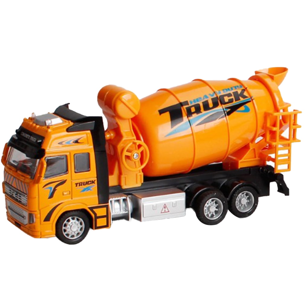 1：48 Alloy Truck Model Concrete Car Excavator Dump Truck Toys Gifts For Boys 