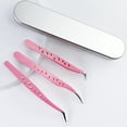 thumbnail image 6 of Multifunctional Tweezers Stainless Steel Eyelash Tweezers Grafting False Eyelash Patches False Eyelash Aids Portable Tweezers, 6 of 10