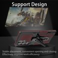 thumbnail image 6 of For Samsung Galaxy A05 Rugged Case with Screen Protector & Belt Clip,Decase Dual Layer [TPU+ PC] Hybrid Protective Case [Outdoor Sports] Full Body Shockproof Hard Back Cover,Brown, 6 of 8