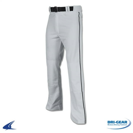 Pro Baseball Pants - champro pro-plus youth open bottom baseball pants with piping