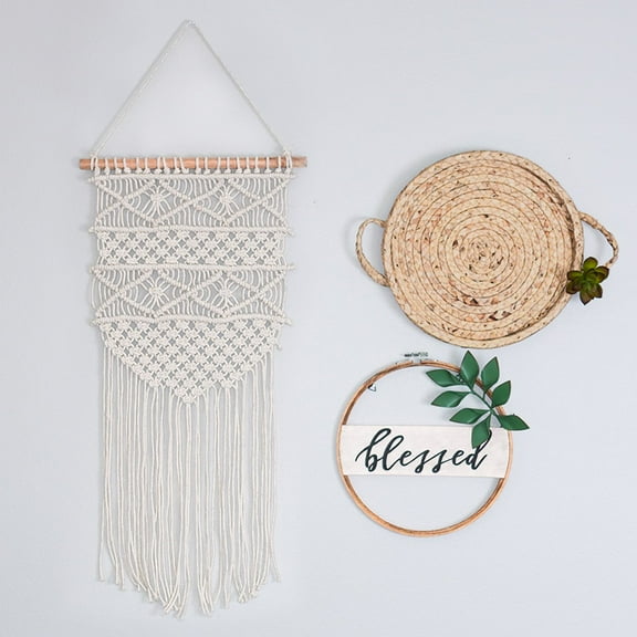 Everything Kitchens 14" x 28" Macrame Wall Hanging | Bohdi