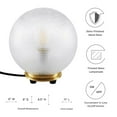 thumbnail image 2 of Modway Destiny 1-Light Modern Glass Table Lamp in Satin Brass, 2 of 7