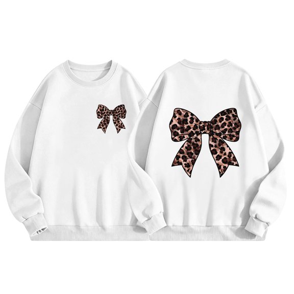 Aideaone Girls Sweatshirt Crewneck Long Sleeve Casual Graphic Pullover Tops for Kids 7-14 Years