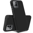 thumbnail image 2 of For Revvl 6X 5G (T-Mobile) Graphic Design Pattern Hard PC TPU Tough Strong Hybrid Shockproof Armor Frame Cover ,Xpm Phone Case [ Black ], 2 of 7