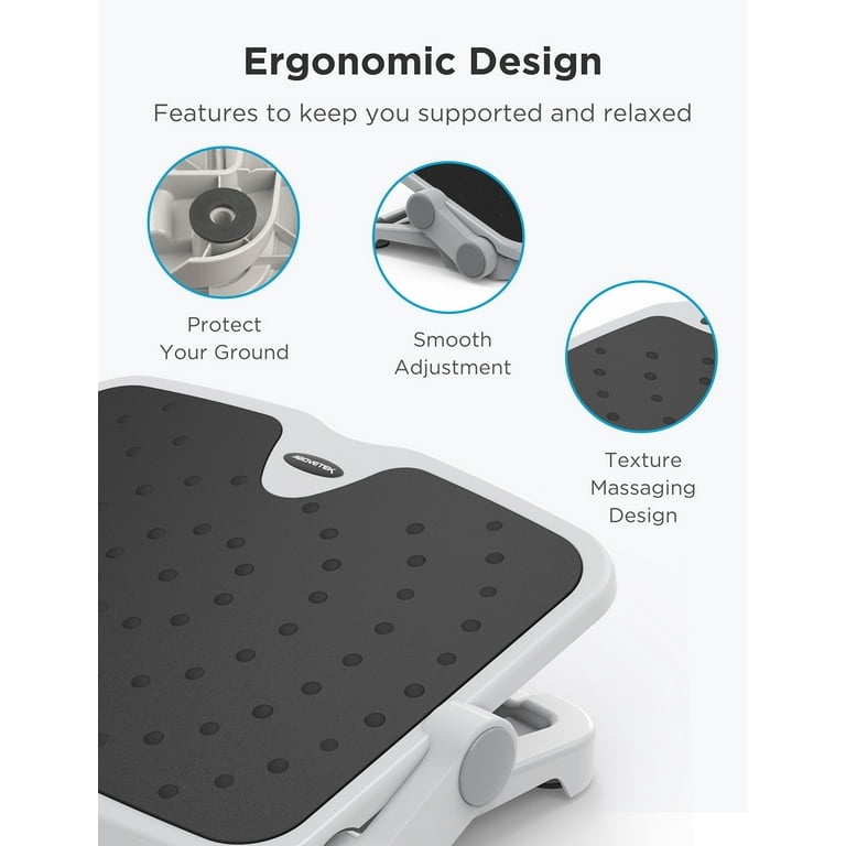 Ergonomic Rocking Foot Rest, Two Height Settings