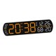 thumbnail image 4 of Reloj despertador digital, reloj de escritorio, práctico, electrónico, inteligente, multiusos. Amarillo, 4 of 9