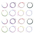 thumbnail image 1 of 16 pulseras de hilo para niñas adolescentes, pulseras para mujeres, pulseras de amistad, tobilleras para verano, 1 of 5