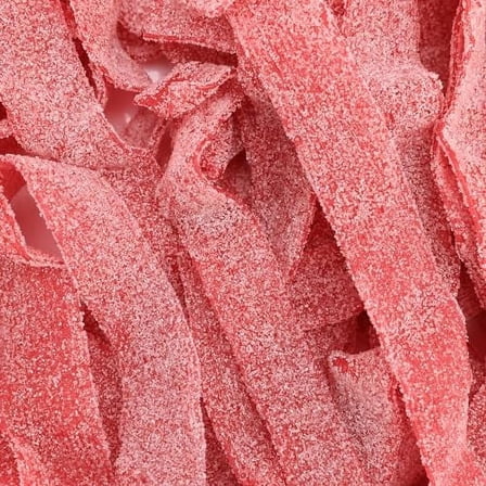 Sour Candy - Cherry Belt Candy - 1.3 Lb Candy Belts in Bag - Sour Candy Belts - Sour Candy Ribbons