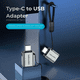 thumbnail image 3 of Adaptadores OTG Vention USB Tipo C a USB 3.0 Hembra Superspeed 5Gbps de Aluminio Gris Kit 2 Piezas para Macbook, Celulares y Tablets, 3 of 5