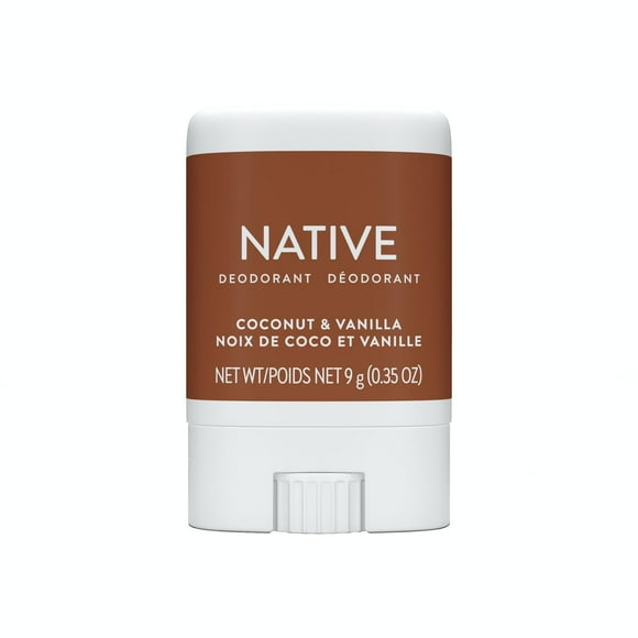 Native Travel Size Natural Deodorant, Coconut & Vanilla, Aluminum Free, Travel size, aluminum free, natural deodorant, 9g