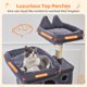 thumbnail image 5 of Árbol para Gatos Taoqimiao MS026LG 180 cm con 8 Postes para Rascar de Sisal, 5 of 9