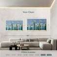 thumbnail image 4 of Elephant Stock Snowflakes In Little Bottles Wall Art - Horizontal Multi Panel Canvas - Living Room Wall Decor - Floral And Botanical Multi Panel - Teal And Blue Decor By Cora Niele - 74" x 48", 4 of 8