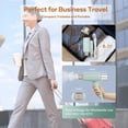 thumbnail image 3 of Dual Voltage Travel Steamer for Clothes, 100-240V Worldwide Handheld Garment Steamer, Fast 20-Second Heat Up, 180ml Detachable Tank, Portable Steamer for Business Travel, Vacation & Home, 3 of 7