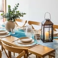 thumbnail image 6 of Aqua Blue Beach Round 15 Inch Placemats Set of 2, Coastal Seawaves Sand Shore Scenery HeatResistant Non Slip Place Mats for Dining Table, Wipeable Braided Kitchen Table Mats for Housewarming, 6 of 9