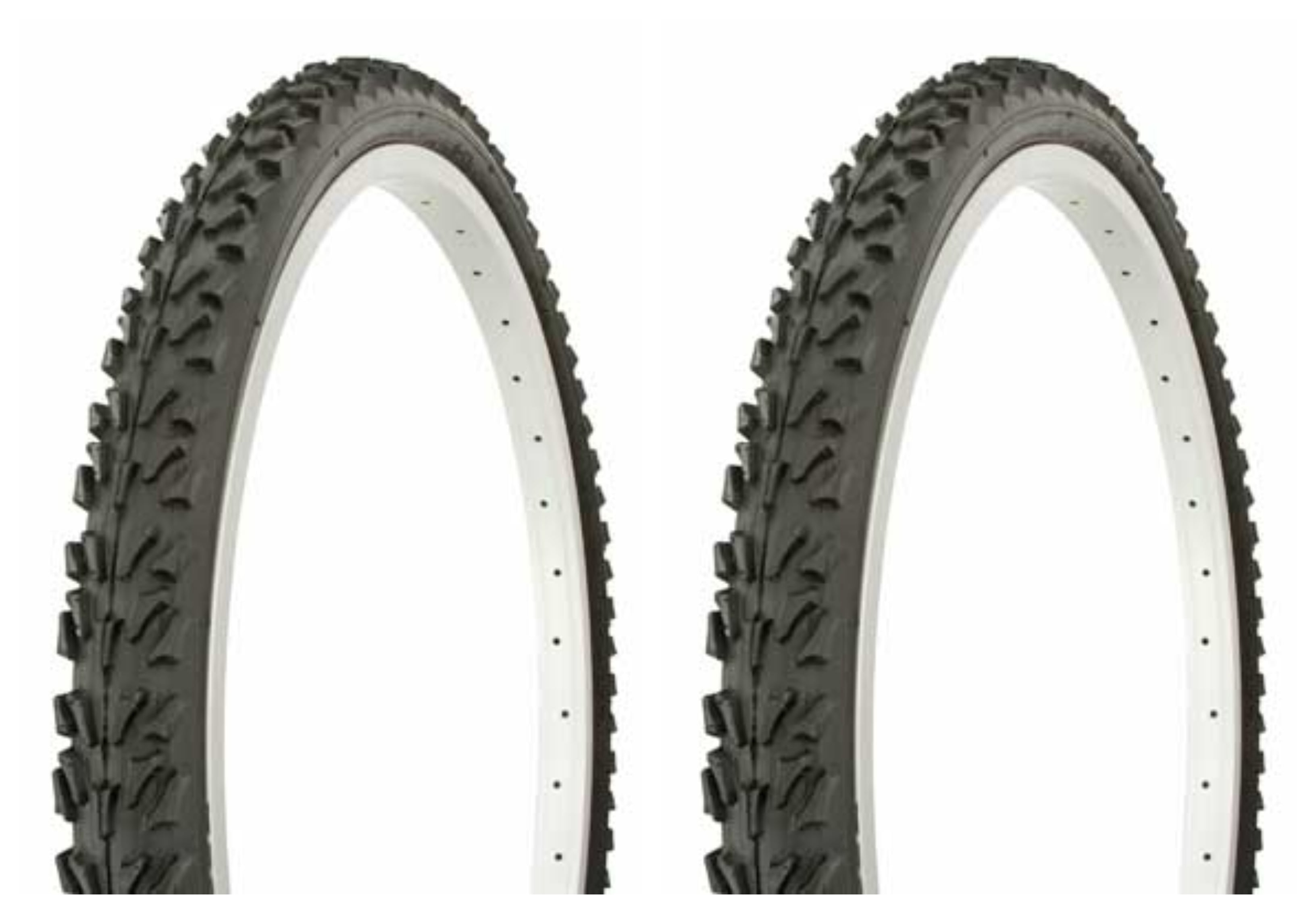 Tire set. 2 Tires. Two Tires Duro 24" x 2.00" Black/Black Side Wall , beach cruiser bike Tires