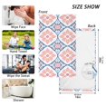 thumbnail image 6 of Yayeee 2 Pack Hand Towels for Bathroom 100% Cotton 16" x 28" Soft Absorbent Kitchen Towel, Mosaic Flowers Pattern, 6 of 7