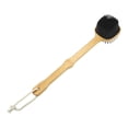 thumbnail image 1 of Depurador de espalda para baño de ducha, cepillo corporal de silicona con mango largo para exfoliar la piel, negro, 1 ud., 1 of 7