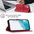thumbnail image 4 of Compatible with Samsung Galaxy A54 5G Classic Embossed PU Leather Case with Card Holder Shockproof Cover, 4 of 5