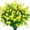 Yellow, variant on Vikakiooze Home Decor Artificial Lavender Flowers 6 Bundles Fake Flowers No Fade Faux Plastic Plants