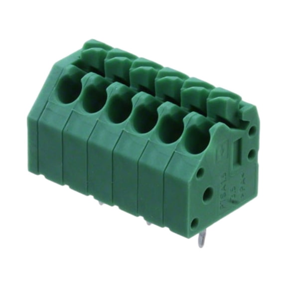 Pack of 4 1985234 Conn PC Terminal Block 6 POS 3.5mm Solder Thru-Hole 8A Cardboard, Tray, RoHS