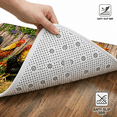 thumbnail image 6 of 3 Piece Kitchen Rug Set, Anti Fatigue Kitchen Mats for Floor, Non Slip Washable Kitchen Rugs and Mats, Vintage Farmhouse Rooster Country Chicken Design, 6 of 7