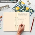 thumbnail image 4 of FORMRS 1-Subject Spiral Notebook 8" x 5" College Ruled 60 Refillable Sheet, 2 Pack, Retro Beige Lemon, 4 of 7