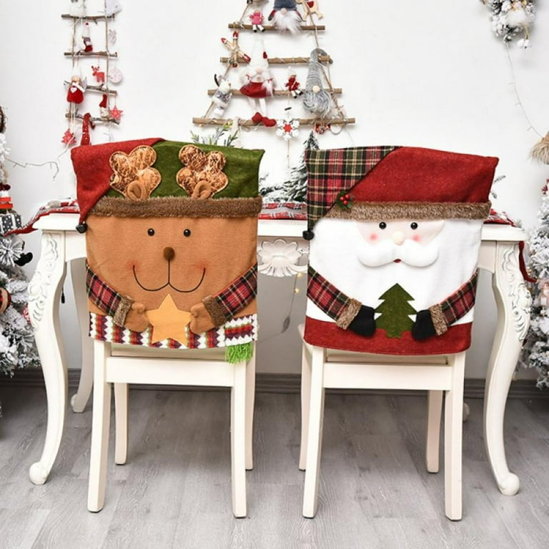 Walmart christmas chair covers hotsell