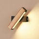 thumbnail image 1 of 4W 400LM Indoor Wooden Wall Light 360 Rotatable, 3000K Warm White Wall Lamp for Bedroom, Living Room, Office, Hallway [Energy Class E], 1 of 5