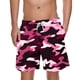 thumbnail image 1 of Pantalones Cortos de Cintura Elástica para Hombre con Bolsillos Camuflaje Impresión de Rodilla, Pantalones de Playa Casuales con Cordón Elástico, 1 of 4